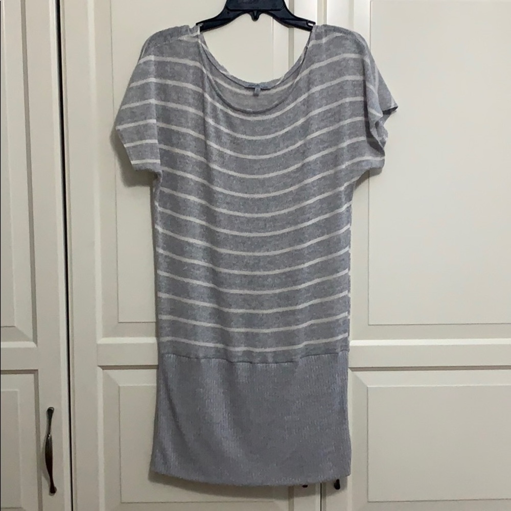 Striped knit dress